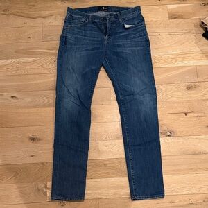 7 For All Mankind Indigo Slim Jeans